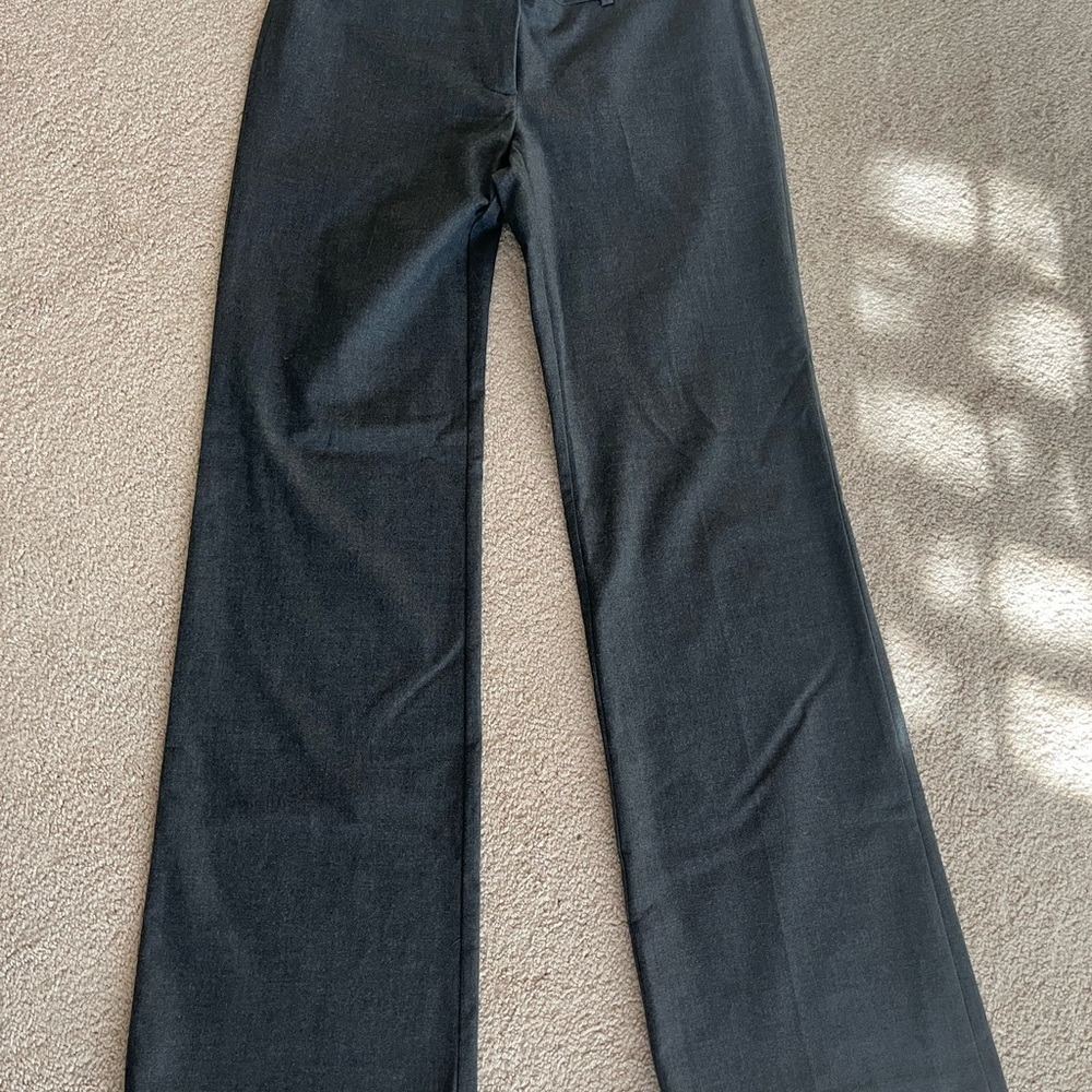 LOFT Charcoal Marisa Trousers